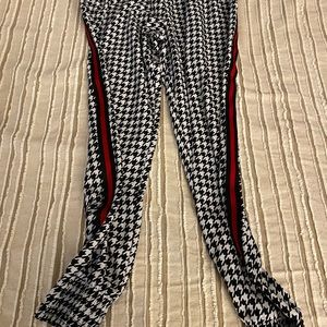 Aqua size small printed jogger pants